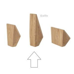 IKEA SKUGGIS Hook, bamboo